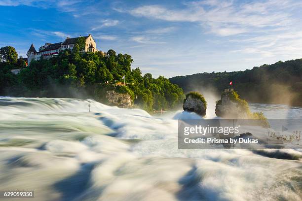 The Rhine Falls with the Laufen castle, Switzerland.