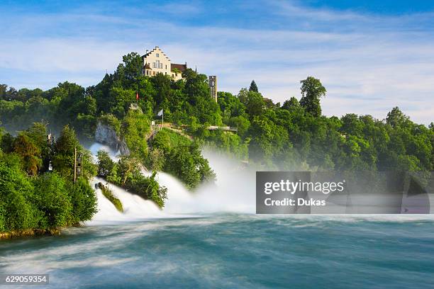 The Rhine Falls with the Laufen castle, Switzerland.