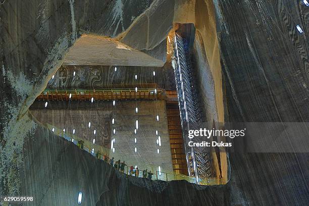 Romania, Transylvania, Near Targo Mures City, Salt Mine of Turda.