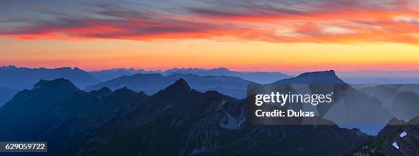 View to Bernese Oberland, Switzerland.