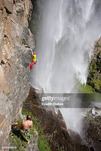 Free climbing in Maltatal valley, Carinthia, .