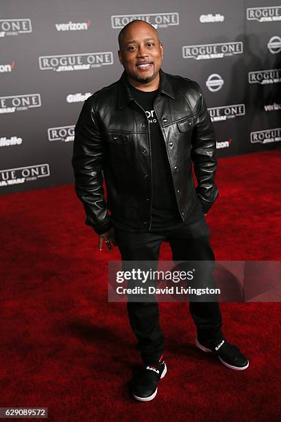 Of FUBU Daymond John arrives at the premiere of Walt Disney Pictures and Lucasfilm's "Rogue One: A Star Wars Story" at the Pantages Theatre on...