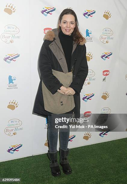 Olivia Colman attends a screening of We're Going on a Bear Hunt at the Empire Leicester Square in central London.