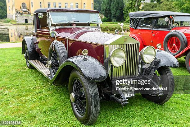 rolls-royce 40/50hp phantom i regent convertible coupe - ghost player stock pictures, royalty-free photos & images