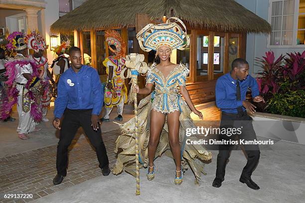 View of the Junkanoo Parade during CMT Story Behind The Songs LIV + Weekend at Sandals Royal Bahamian Spa Resort & Offshore Island - Day 3 at Sandals...