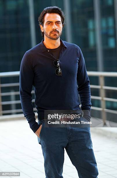 Bollywood actor Arjun Rampal during an exclusive interview with HT Cafe-Hindustan Times for the promotions of movie Kahaani 2, on November 21, 2016...