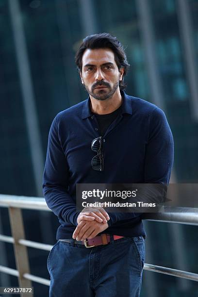 Bollywood actor Arjun Rampal during an exclusive interview with HT Cafe-Hindustan Times for the promotions of movie Kahaani 2, on November 21, 2016...