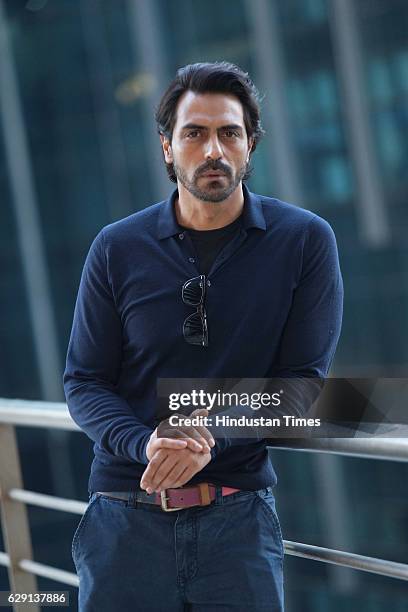 Bollywood actor Arjun Rampal during an exclusive interview with HT Cafe-Hindustan Times for the promotions of movie Kahaani 2, on November 21, 2016...