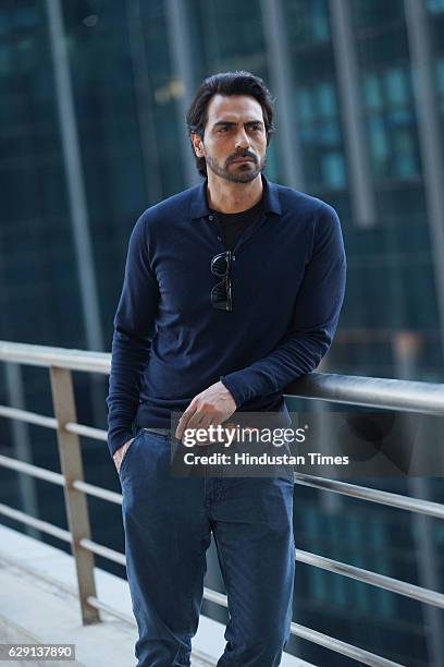 Bollywood actor Arjun Rampal during an exclusive interview with HT Cafe-Hindustan Times for the promotions of movie Kahaani 2, on November 21, 2016...