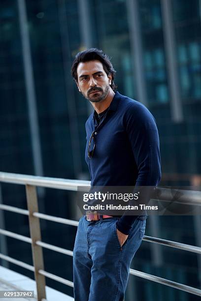 Bollywood actor Arjun Rampal during an exclusive interview with HT Cafe-Hindustan Times for the promotions of movie Kahaani 2, on November 21, 2016...