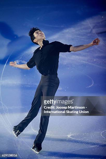 Nathan Chen of United States performs during Gala Exhibition on day four of the ISU Junior and Senior Grand Prix of Figure Skating Final at Palais...