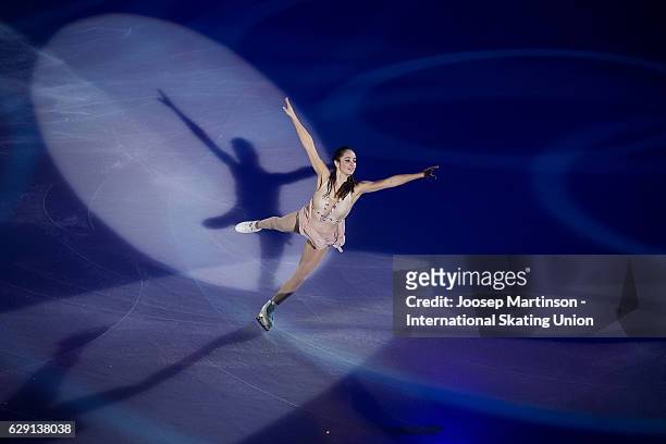 Kaetlyn Osmond of Canada performs during Gala Exhibition on day four of the ISU Junior and Senior Grand Prix of Figure Skating Final at Palais...