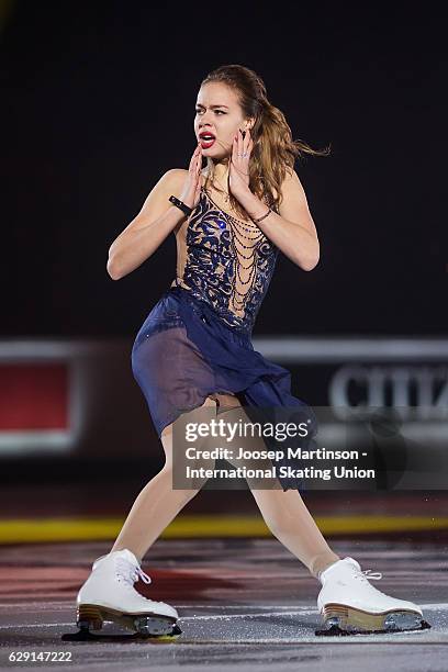 Anna Pogorilaya of Russia performs during Gala Exhibition on day four of the ISU Junior and Senior Grand Prix of Figure Skating Final at Palais...