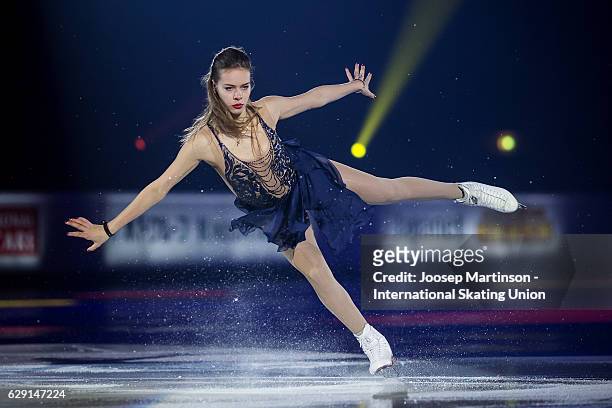 Anna Pogorilaya of Russia performs during Gala Exhibition on day four of the ISU Junior and Senior Grand Prix of Figure Skating Final at Palais...