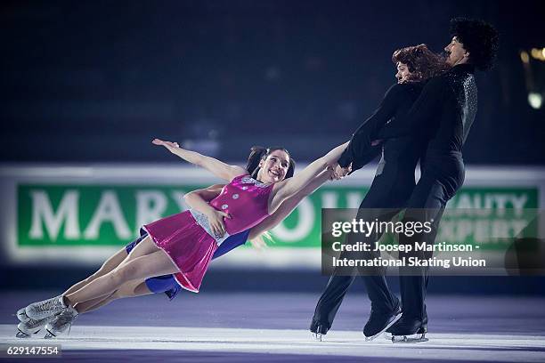 Rachel Parsons and Michael Parsons of United States perform with Lorraine Mcnamara and Quinn Carpenter of United States during Gala Exhibition on day...