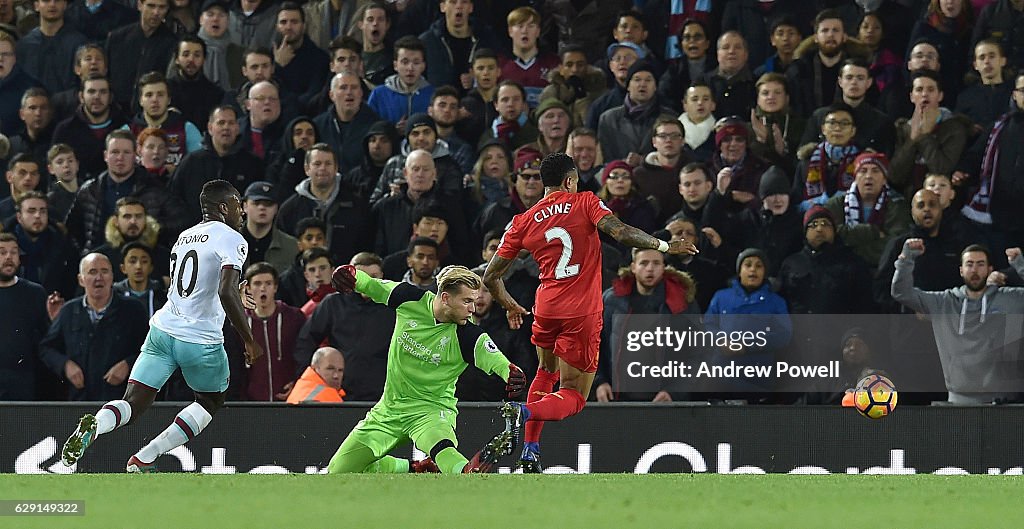 Liverpool v West Ham United - Premier League