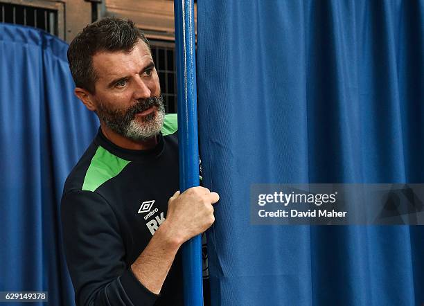 Paris , France - 24 June 2016; Republic of Ireland assistant manager Roy Keane after a press conference in Versailles, Paris, France.