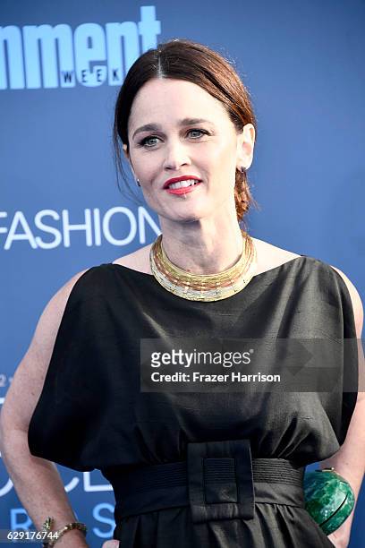 Actress Robin Tunney attends The 22nd Annual Critics' Choice Awards at Barker Hangar on December 11, 2016 in Santa Monica, California.