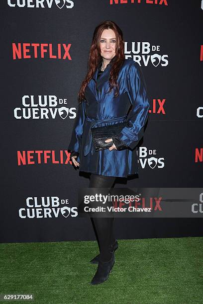 Anna Ciocchetti attends the Netflix Club De Cuervos Season 2 launch party at Cinemex Patriotismo on December 10, 2016 in Mexico City, Mexico.