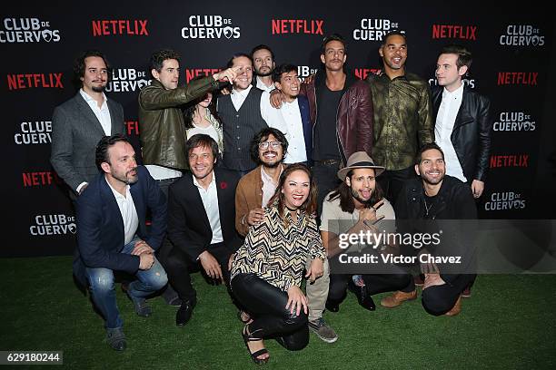 Aldo Escalante, Luis Gerardo Mendez, Mariana Trevino, Creator, showrunner and director Gaz Alazraki, Said Sandoval 'Cuau', Joaquin Ferreira,...