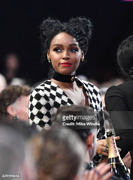 Actress/singer Janelle Monae attends The 22nd Annual Critics' Choice Awards at Barker Hangar on December 11, 2016 in Santa Monica, California.