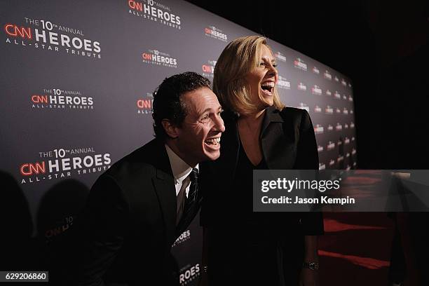 Chris Cuomo and Alisyn Camerota attend CNN Heroes Gala 2016 at the American Museum of Natural History on December 11, 2016 in New York City. 26362_012