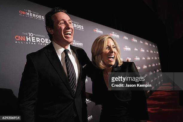 Chris Cuomo and Alisyn Camerota attend CNN Heroes Gala 2016 at the American Museum of Natural History on December 11, 2016 in New York City. 26362_012