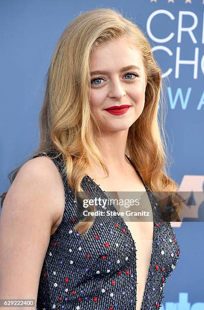 Actress Anna Baryshnikov attends The 22nd Annual Critics' Choice Awards at Barker Hangar on December 11, 2016 in Santa Monica, California.