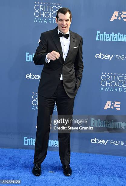 Actor Timothy Simons attends The 22nd Annual Critics' Choice Awards at Barker Hangar on December 11, 2016 in Santa Monica, California.