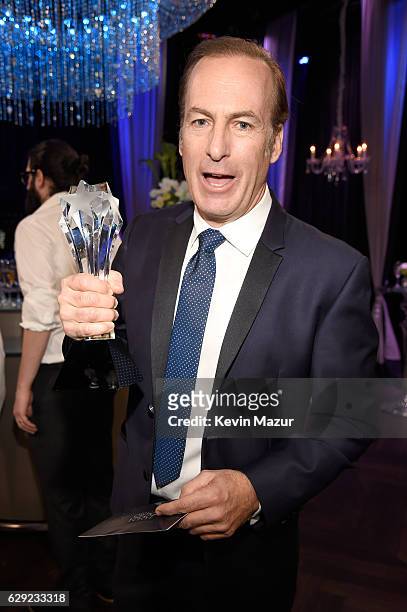 Actor Bob Odenkirk, winner of Best Actor in a Drama Series attends The 22nd Annual Critics' Choice Awards at Barker Hangar on December 11, 2016 in...