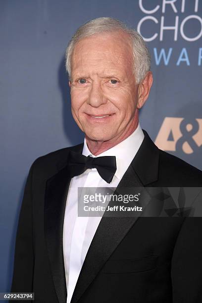 Retired pilot Chesley Burnett "Sully" Sullenberger III attends The 22nd Annual Critics' Choice Awards at Barker Hangar on December 11, 2016 in Santa...