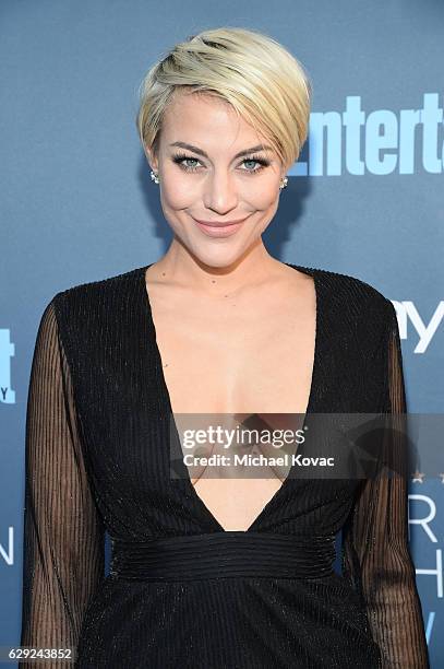 Personality Erin Darling attends The 22nd Annual Critics' Choice Awards at Barker Hangar on December 11, 2016 in Santa Monica, California.