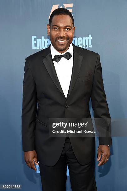 Actor Mykelti Williamson attends The 22nd Annual Critics' Choice Awards at Barker Hangar on December 11, 2016 in Santa Monica, California.