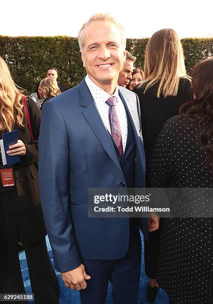Actor Patrick Fabian attends the 22nd annual Critics' Choice Awards with Porsche and the 2017 Panamera 4 E-Hybrid Executive at Barker Hangar on...
