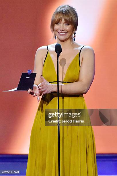 Bryce Dallas Howard speaks onstage during the 22nd Annual Critics' Choice Awards at Barker Hangar on December 11, 2016 in Santa Monica, California.