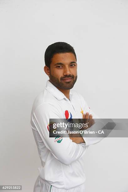 Muhammad Riawan Mohammad Rizwan Test Pose Photos and Premium High Res Pictures - Getty ...