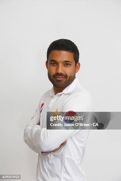 Muhammad Riawan Mohammad Rizwan Test Pose Photos and Premium High Res Pictures - Getty ...