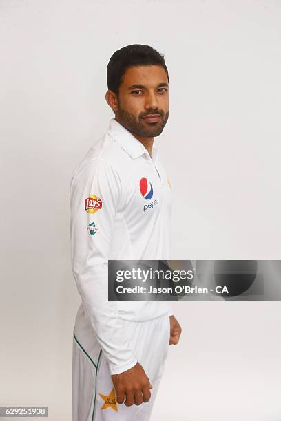 M Razwan Mohammad Rizwan Test Pose Photos and Premium High Res Pictures - Getty ...