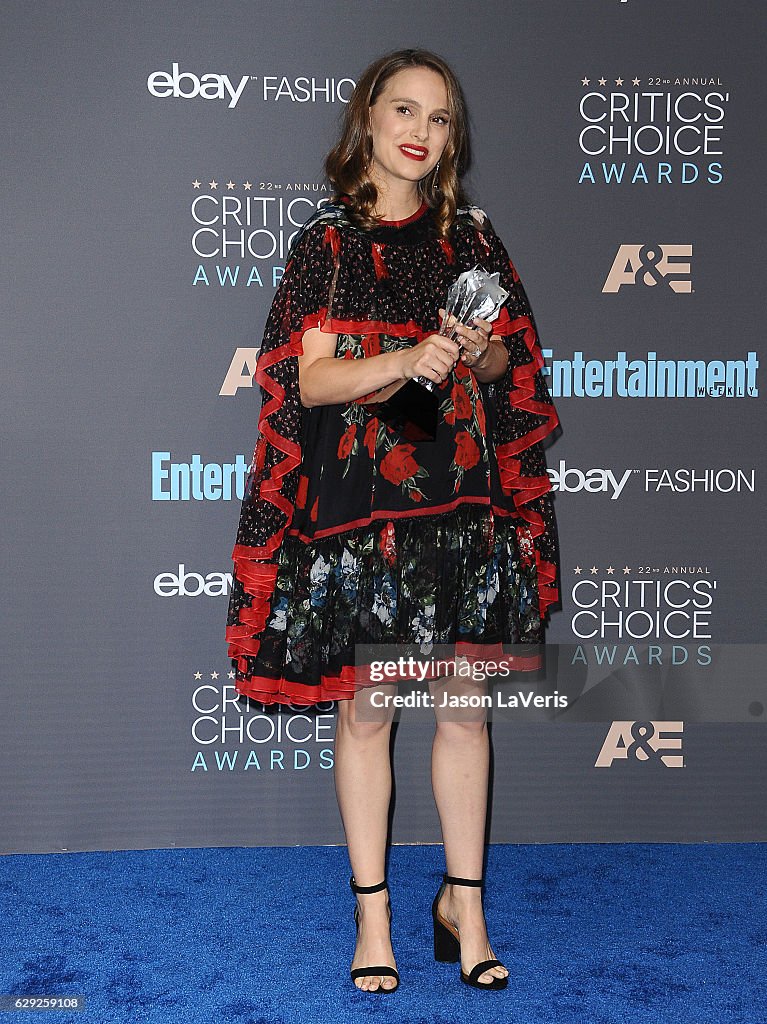 The 22nd Annual Critics' Choice Awards - Press Room