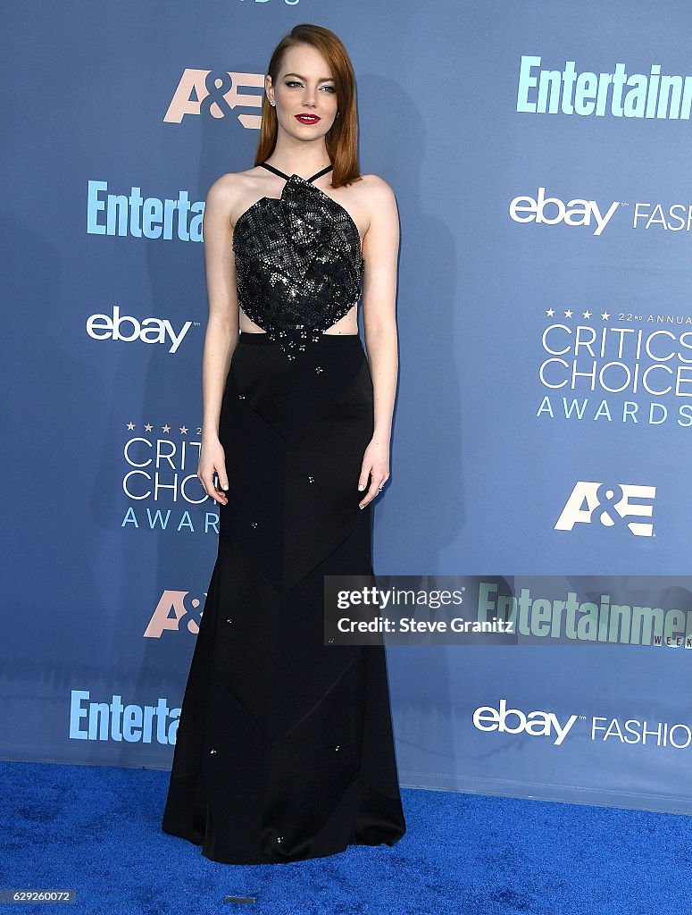 The 22nd Annual Critics' Choice Awards - Arrivals