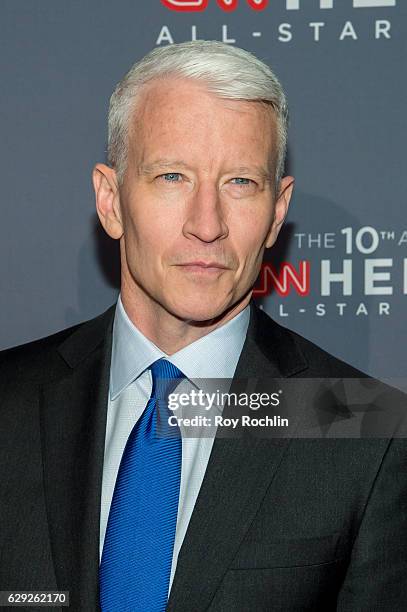 Anderson Cooper attends the 10th Anniversary CNN Heroes at American Museum of Natural History on December 11, 2016 in New York City.