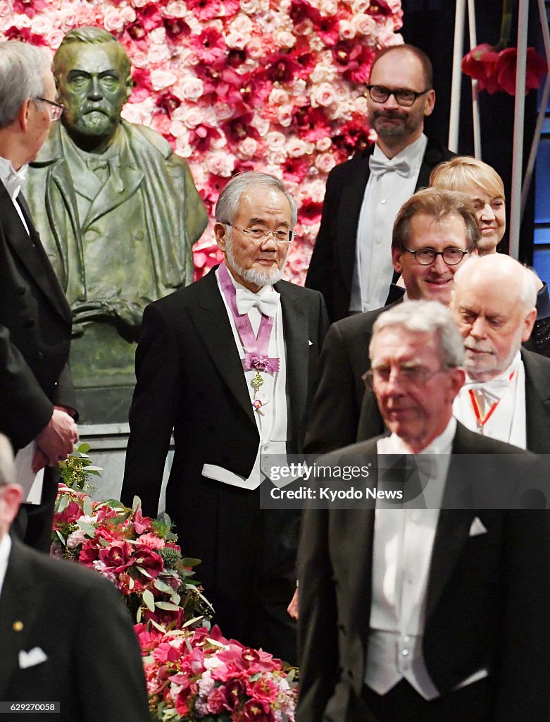 Japanese scientist Ohsumi receives Nobel prize