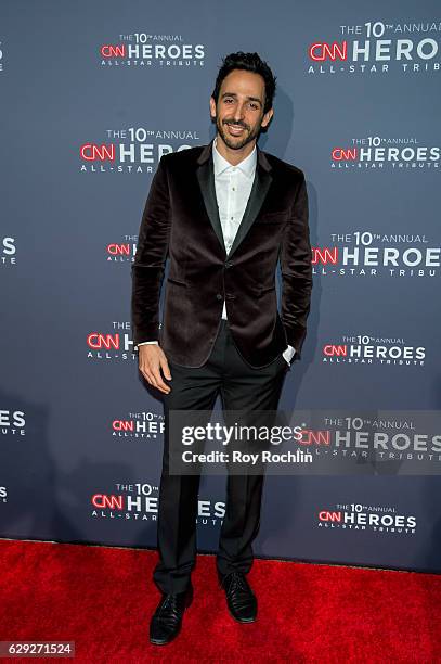 Amir Arison attends the 10th Anniversary CNN Heroes at American Museum of Natural History on December 11, 2016 in New York City.