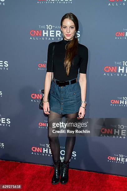 Eleanor Lambert attend the 10th Anniversary CNN Heroes at American Museum of Natural History on December 11, 2016 in New York City.