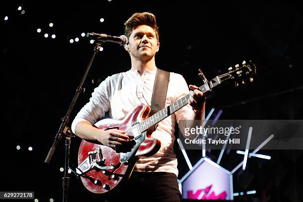 Niall Horan performs during the 2016 KISS 108 Jingle Ball at TD Banknorth Garden on December 11, 2016 in Boston, Massachusetts.