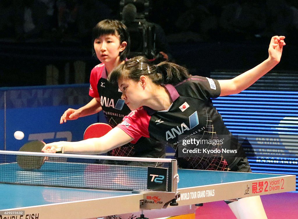 Table tennis: Hamamoto, Hayata win women's doubles at tour finals