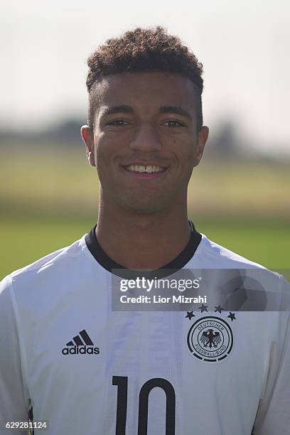 Timothy Tillman of Germany U18 national team on December 12, 2016 in Shefayim, Israel.