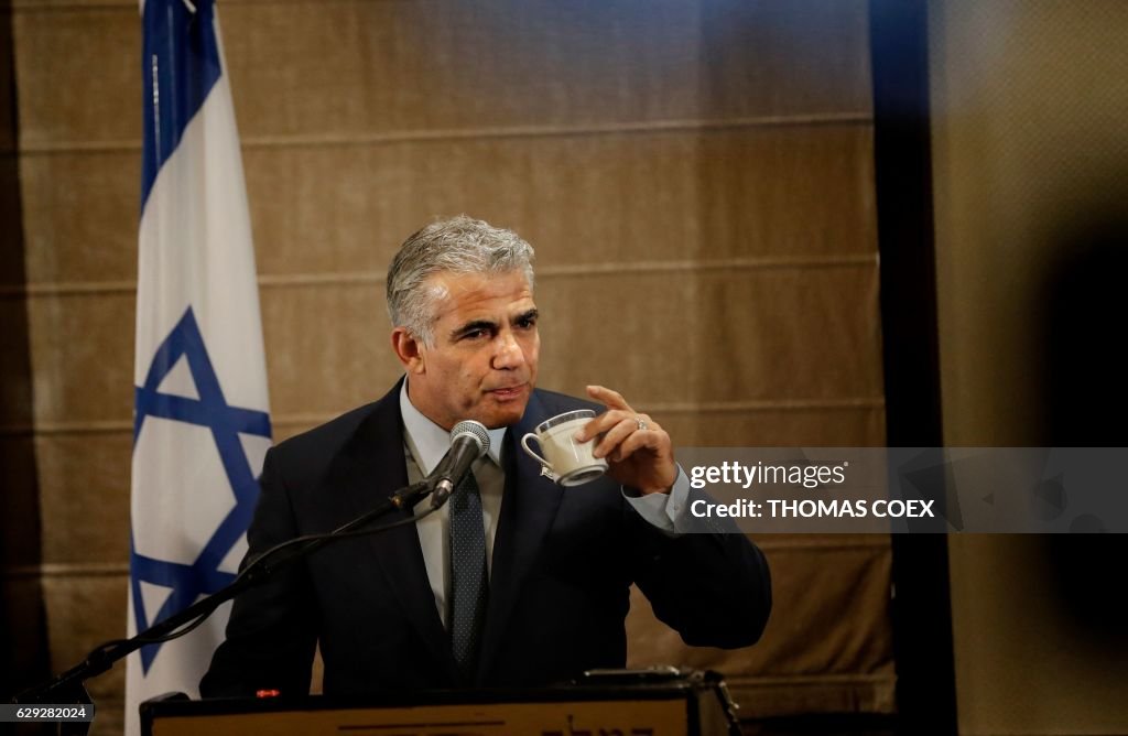 ISRAEL-PALESTINIAN-POLITICS-LAPID