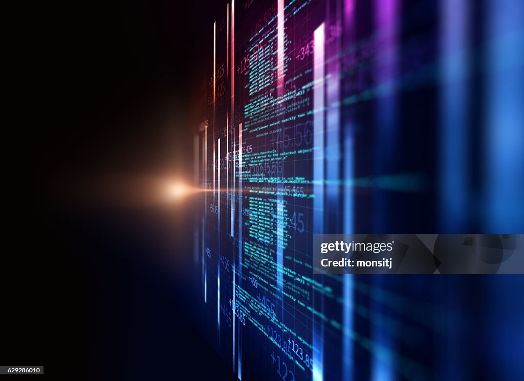 Programming Code Abstract Technology Background Of Software Deve High ...