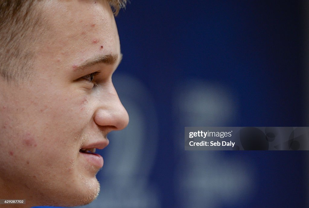 Leinster Rugby Squad Training and Press Conference